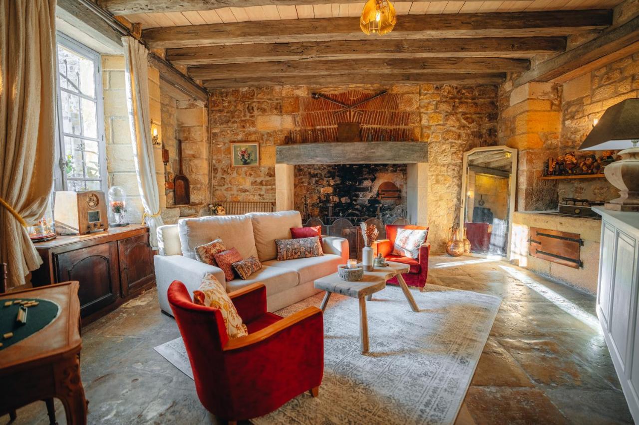 Hotel L'Abbaye แซงต์-ซีเพรียง ภายนอก รูปภาพ